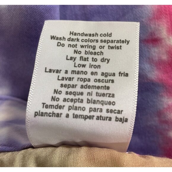 Judy Blue Snow Cone Tie-Dye High Rise Denim Shorts Womens Size Large - Picture 9 of 9